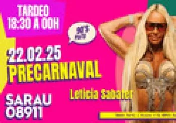 Tardeo Noventero al Sarau08911 amb Leticia Sabater en Barcelona