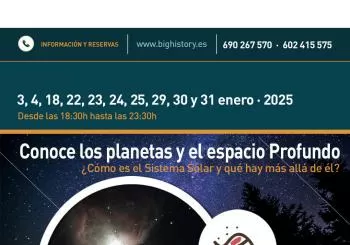 Conoce los planetas y el Espacio Profundo: ¿Cómo es el Sistema Solar y qué hay más allá de él? en Aras de los Olmos