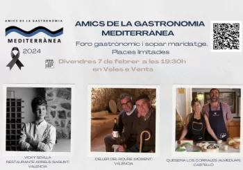 Gala Amics de la Gastronomia Mediterrànea 2024 en Valencia