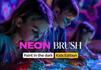 Neon Brush Kids: A Family-Friendly Art Experience en Manchester