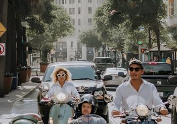 VESPA SiDECAR Tour in San Antonio with Tacos
