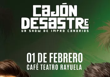 Cajón Desastre, Impro Canarias, en el Café Teatro Rayuela en Santa Cruz de Tenerife
