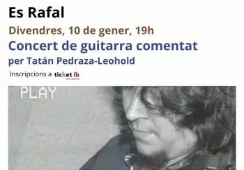 CONCERT DE GUITARRA COMENTAT PER TATÁN PEDRAZA-LEOHOLD en sa Pobla