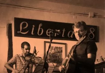 Pablo Bermejo en concierto con Manu Clavijo en Madrid