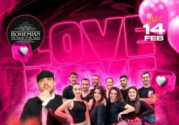 Viernes 14/02/2025 FIESTA DEL AMOR Y LA AMISTAD en Pamplona