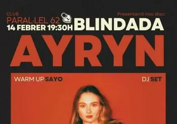 Ayryn @ Club Paral·lel 62 en Barcelona