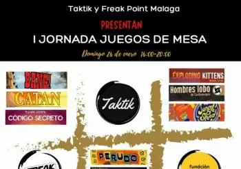 I Jornada de Juegos de Mesa - Taktik & FreakPoint Málaga