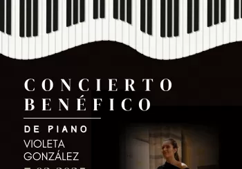 Concierto benéfico de piano a favor de la ASWE en Zaragoza