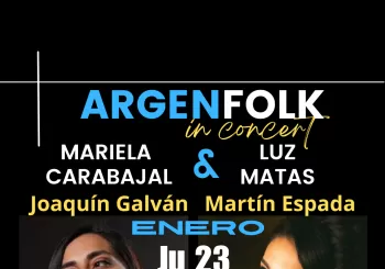 Mariela Carabajal y Luz Matas en el Argenfolk in Concert en Barcelona