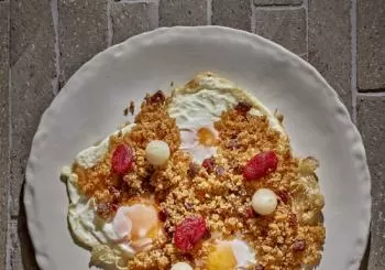 Menú Andalucía en la mesa en Tragabuches en Madrid
