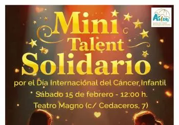 Mini Talent Solidario por el Día del Cáncer infantil Madrid