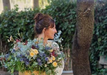 Taller de centros de flores naturales en Madrid