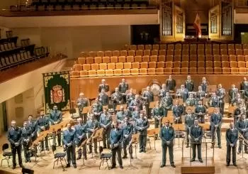 Unidad de Música de la Guardia Civil en MADRID