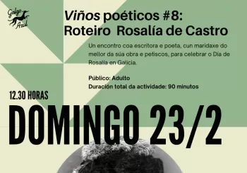 Viños Poético #8. Roteiro: Rosalía de Castro en A Coruña