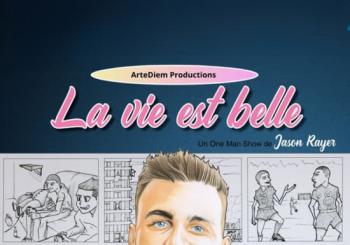 Jason Rayer dans 'La Vie est Belle` au théâtre BO Saint-Martin en Paris