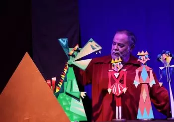 Edelmiro II y el dragón Gutiérrez en Zaragoza
