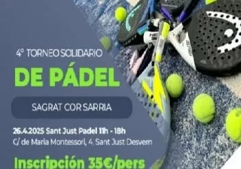 IV Pàdel solidari Festa Major Sagrat Cor Sarrià en BARCELONA
