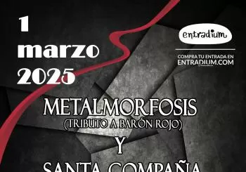 Metalmorfosis + Santa Compaña (Homenaje a Barón Rojo y Los Suaves) en El Puerto de Santa María