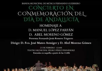 CONCIERTO CONMEMORACION DEL DIA DE ANDALUCIA en Palacios y Villafranca