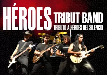 Héroes Tribut band, con la colaboración de Gonzalo Valdivia en Palma de Mallorca