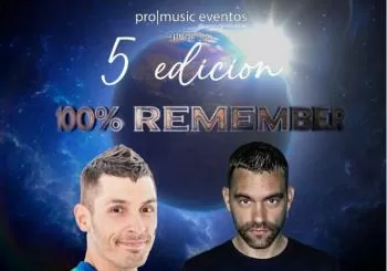 100% REMEMBER 5ª edición con DJ SONN & CHRISTIAN MILLÁN en Valladolid