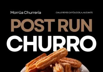 POST RUN CHURRO en ALICANTE
