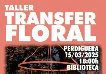 TALLER TRANSFER FLORAL EN PERDIGUERA