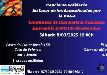 Concierto Solidario en Favor de los Damnificados por la Dana(6) en MADRID