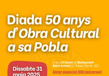 DINAR 50 ANYS OCB A SA POBLA