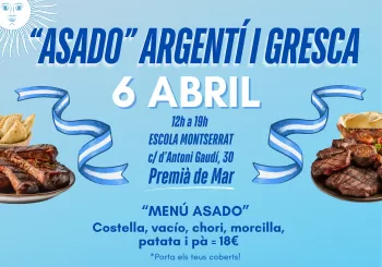 Asado Argentino, Fiesta y mucho más en Premià de Mar