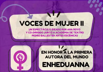Voces de Mujer (2ª edición) Homenaje a Enheduanna; la primera autora de la historia en Murcia