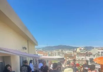 Poesía en la terraza, festival NUDO en Barcelona