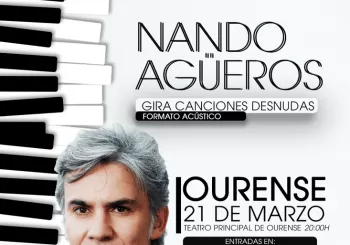 NANDO AGÜEROS CANCIONES DESNUDAS en 9, Ourense