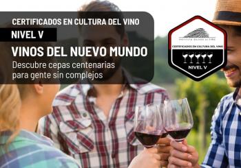 CERTIFICADOS EN CULTURA DEL VINO Nivel V_ Vinos del Nuevo Mundo. Descubre cepas centenarias para gente sin complejos en Vigo