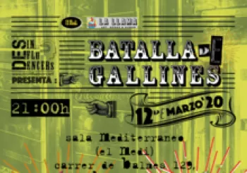 BATALLA DE GALLINES 12/03. En Barcelona