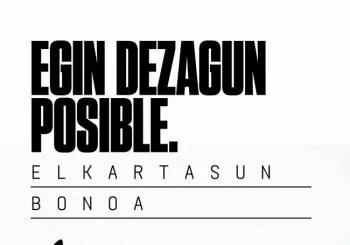 GAZTEON ESKUTIK ELKARTASUN BONOA en IRUÑERRIA