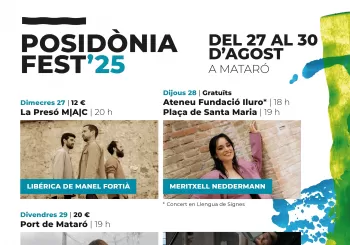 LIBÉRICA DE MANEL FORTIÀ - POSIDÒNIA FEST'25 en Mataró