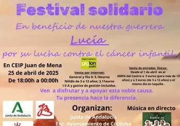 Festival solidario en beneficio para Lucía en CÓRDOBA
