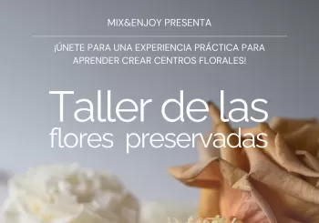 Taller de flores y cócteles en Valencia