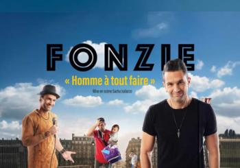 Fonzie dans 'Homme à tout faire' au théâtre BO Saint-Martin en Paris