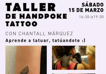 TALLER DE HANDPOKE TATTOO con Chantall Márquez en Barcelona