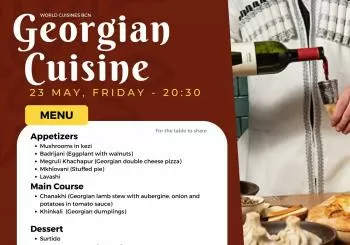 Georgian Cuisine by World Cuisines BCN en barcelona