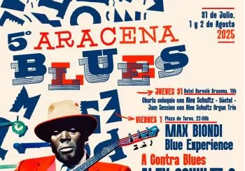 V Aracena Blues: Max Biondi - A Contra Blues - Alex Schultz en HUELVA