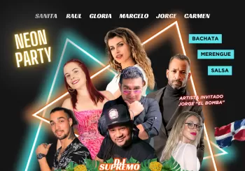 El Corito de Barcelona - Neon Party - Taller de Bachata con Gloria & Dj Supremo