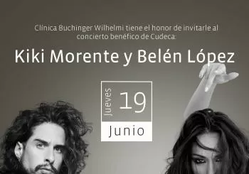 Concierto Benéfico Kiki Morente y Belén López- Clínica Buchinger en Marbella