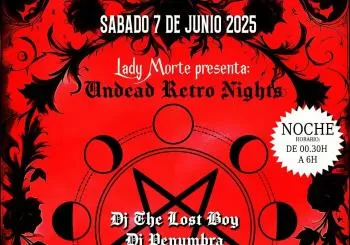 --NOCHE-- Undead Retro Nights Dj The Lost Boy & Dj Penumbra en Barcelona