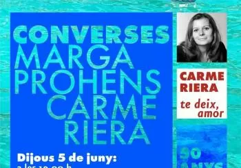 Converses entre Marga Prohens i Carme Riera en Palma
