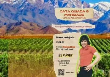 Cata guiada & maridaje tradicional: Vinos de Mendoza @Poblenou en Barcelona