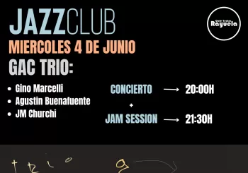 Gac Trío Jam Session, en el Café Teatro Rayuela en Santa Cruz de Tenerife