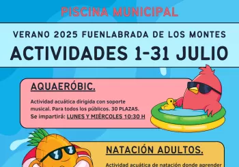 ACTIVIDADES VERANO 2025 en FUENLABRADA DE LOS MONTES